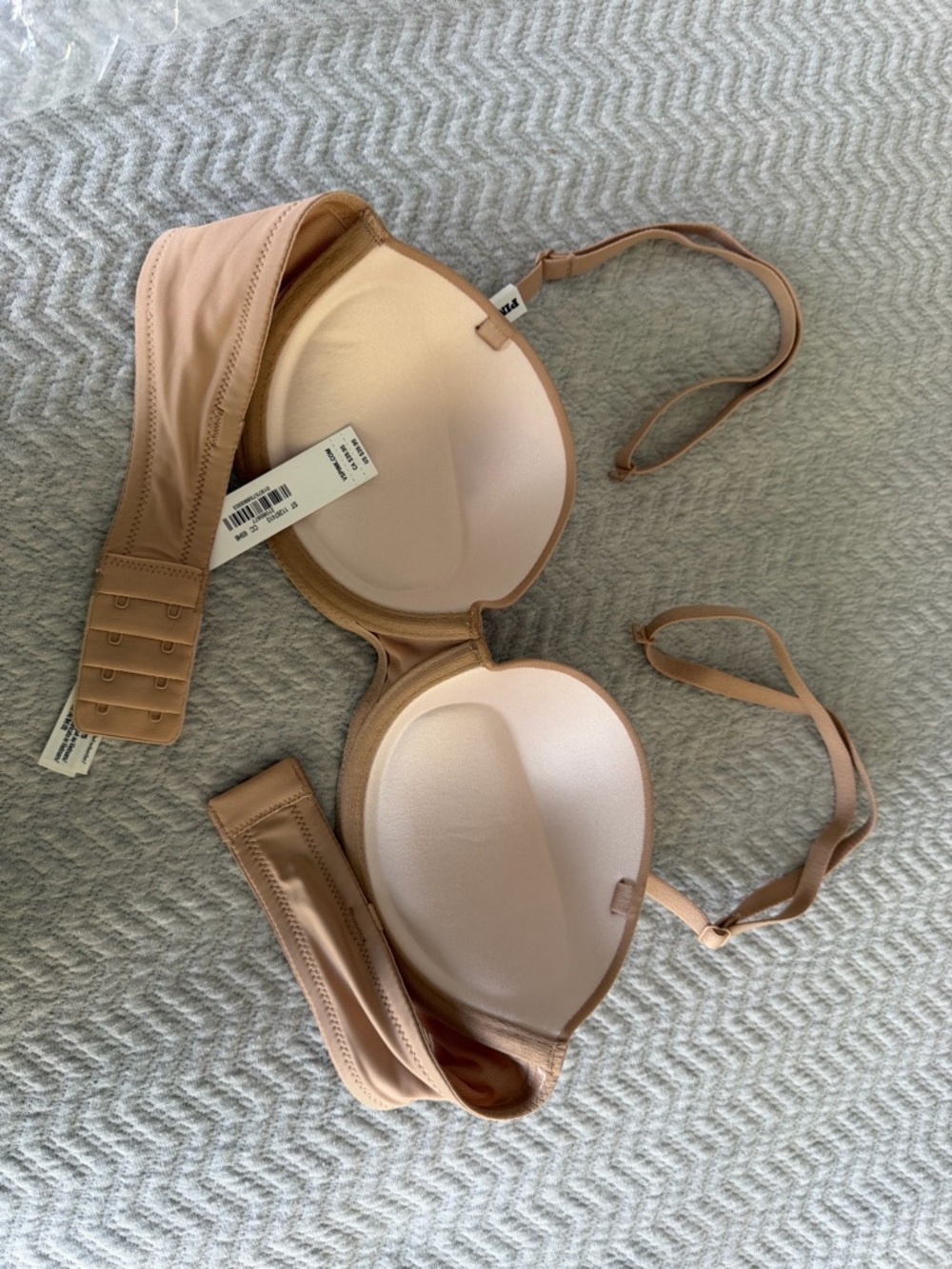 Victoria’s Secret Pink Strapless Push Up Bra Nude 34B NWT Multiway - Picture 6 of 9